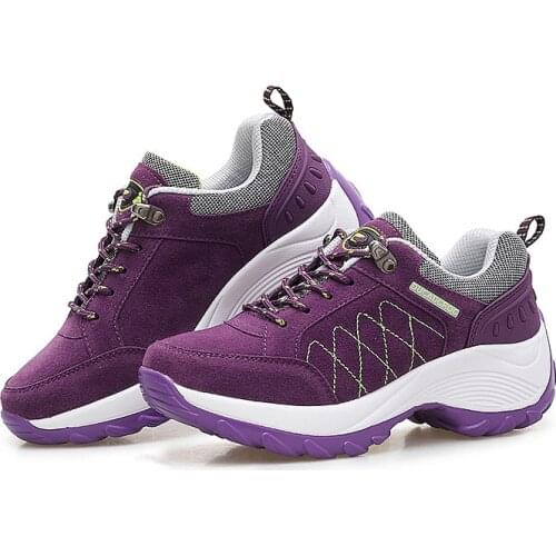 New Women Running Sneakers Causal Lace-up Air Cushion Breathable Mesh Sport Shoes Ladies Gym Sneakers Basketball Trainers