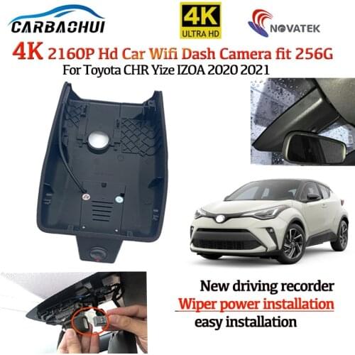 New Plug and play Car DVR Video Recorder Dash Cam Camera For Toyota CHR Yize 2018 2019 2020 2021 4K hd 2160P