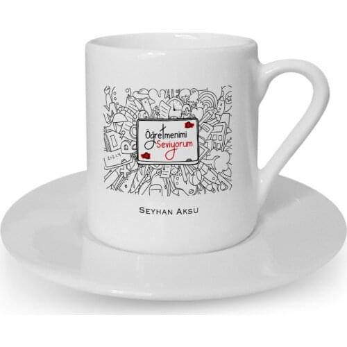 Personalized Öğretmenimi I Like Turkish Coffee cup