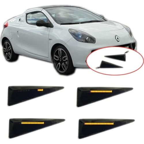 Fit for Renault Wind E4M 2010 2011 2012 2013 2014 2015 2016 2017 2018 Dynamic LED Indicator Side Marker Signal Light Accessories
