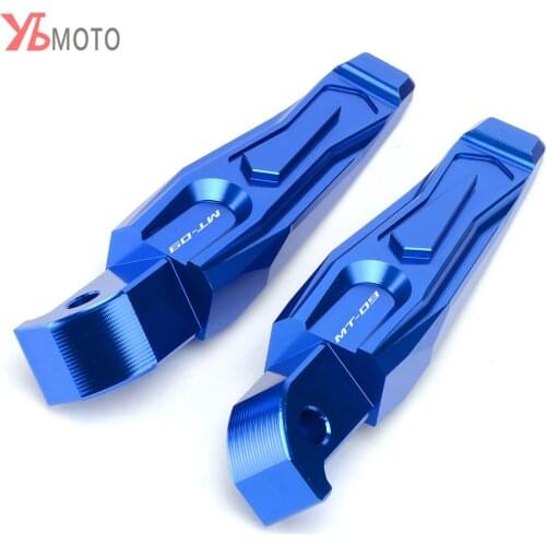 For Yamaha MT-09 MT 09 MT09 TRACER FZ09 FZ-09 FJ09 Motorcycle Rear Passenger Footrests Foot pegs Foot Rests Pegs Rear Pedals