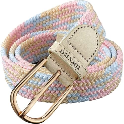 New Fashion Women Canvas Belt Military Canvas Belt Adjustable Nylon Army Tactical Belts Outdoor Sport Weave Female Waist Belt