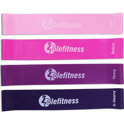10-12'' Yoga Resistance Bands for Women Exercise Fitness Rubber Loops Squat Thigh Booty Bands for Home and Gym Workouts Training