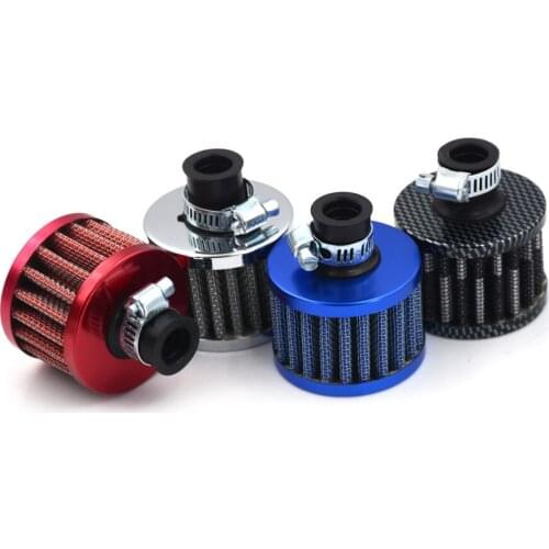Universal 12mm Motor Oil Cold Air Intakes For Cars Filter Kit Crank Case Vent Cover Breather High Quality