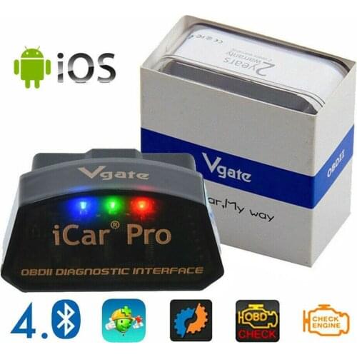 Vgate iCar Pro ELM 327 V2.1 OBD OBD2 Bluetooth 4.0 WIFI Scanner OBD 2 ODB2 Car Diagnostic Auto Tool ELM327 V2.1 Easydiag PK V1.5
