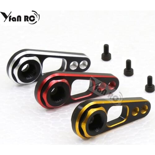 1Set 25T Anti-slip Metal Steering Gear Arm For 1/10 RC Climbing Car TRX-4 Modified DW01