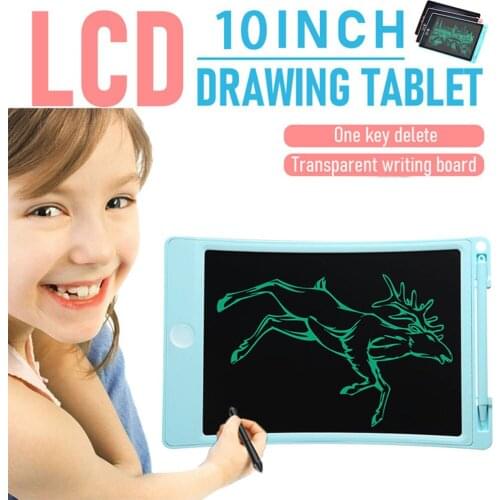 10 Inch LCD Writing Tablet Digital Ultra-thin Drawing Handwriting Pads Smart Graffiti Painting Electronic Blackboard
