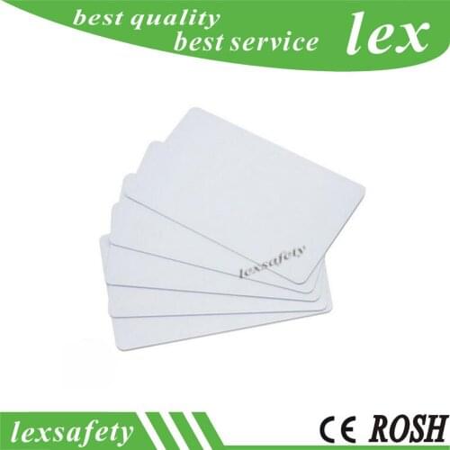 100PCS/Lot UHF White Card With Smart Chip 860~960Mhz For Long Range 10m,RFID UHF Cards With Material Pvc 860~960Mhz