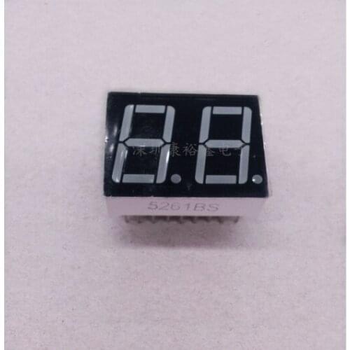 100pc Common cathode/Common anode 0.56inch digital tube 2 bit digital tube display Red Static digital tube 18pin