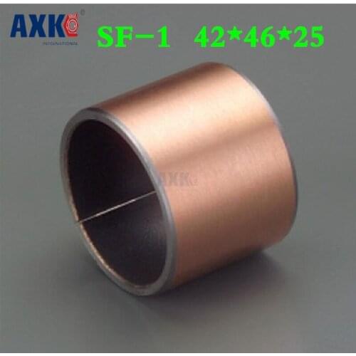 2019 Top Fashion New Arrival Ball Bearing 10pcs Bronze Sf-1 Self Lubricating Oilless Bearing Bushing 42x46x25mm