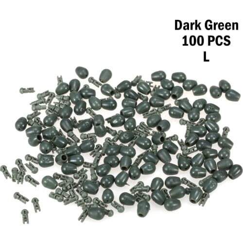 30PCS / 50PCS / 100PCS Quick Change Beads Method Feeder Line Holder Carp Fishing Camo Beads Fishing Terminal Tackle