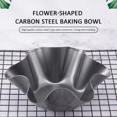 6/8 Inch Baking Cake Mold Flower-Shaped Cake Pan Baking Pan Carbon Steel Tortilla Salad Baking Trays For Kitchen Bakeware
