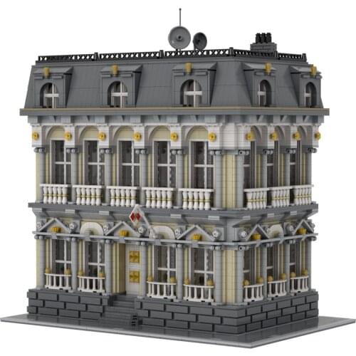 8491Pcs MOC-76209 The Embassy Building DIY Architecture Building Blocks Toy (Licensed and Designed by Brickstyle City)