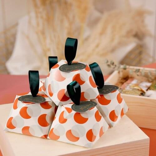 Diamond Gift Box Baby Shower Candy Boxes for Packaging Wedding Favor Sweet Paper Thank You Christmas Box Gift Bag