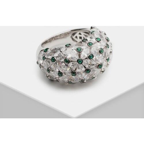 Amorita 100% Sterling 925 Silver Rings Fine Jewelry Cubic Zircon Stone For Women Men Luxry Ring Wedding Party Gift