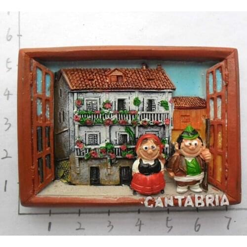 Cantabria, Spain 3D Fridge Magnets Travel Souvenirs Refrigerator Magnetic Stickers Home Decoration