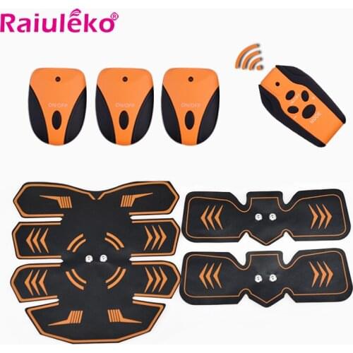 EMS Trainer Wireless/remote ABS Stimulator Smart Fitness Abdominal Buttocks Muscle Stimulator Body Shaping Slimming Massager