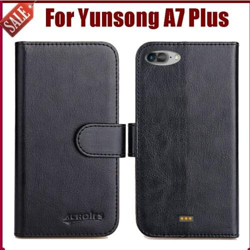 Hot Sale! Yunsong A7 Plus Case New Arrival 6 Colors High Quality Flip Leather Protective Cover For Yunsong A7 Plus Case