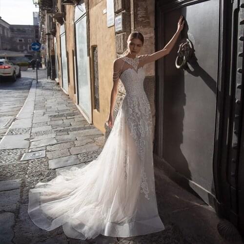 Hochzeitskleid Tulle A-Line Wedding Dresses Sweetheart Neck Suknia Slubna Tassel Off the Shoulder Vestidos De Novia Bride Gowns