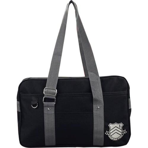 Persona 5 Canvas School Bag Akira Kurusu Cosplay Shoulder Bag Anime JK Uniform Oxford Casual Messenger Bag Student Bookbag
