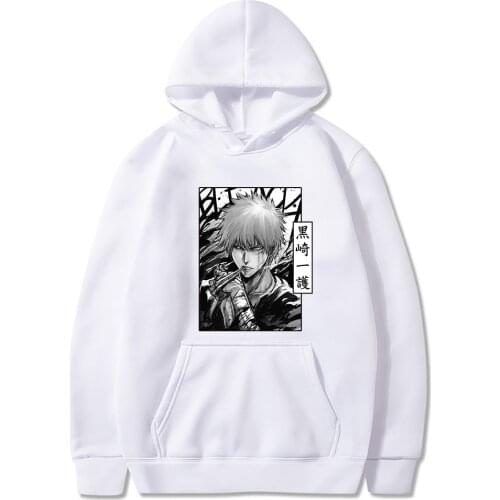 Classic Anime BLEACH Ichigo Cool Hoodie Men Japanese Style Harajuku Sweatshirt Causal Hip Hop Streetwear Vintage Chic Costume