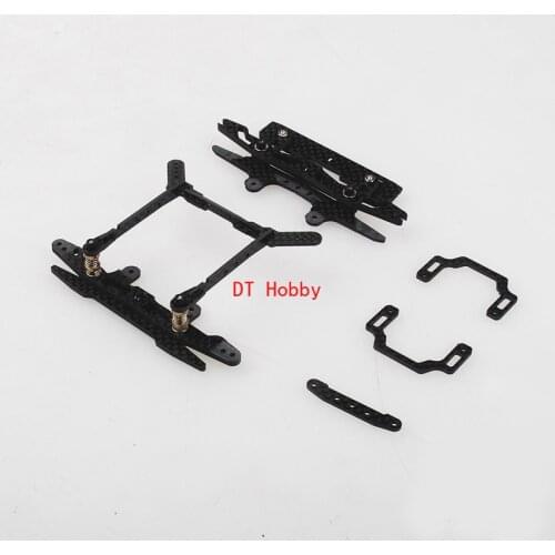 Spring Head-tail Kit Homemade MS Shock-absorbing High-precision CNC Hokkaido Hollow Front & Rear Set for Tamiya Mini 4wd Car