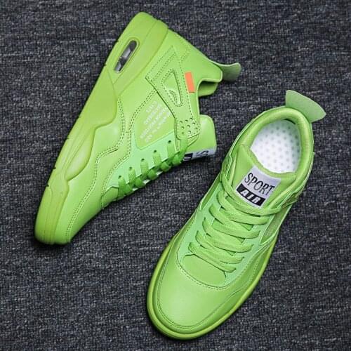 2021 New Men Casual Shoes Man Leather Flat Shoes Lace-Up Low Top Sneakers Breathable Male Shoes Fashion Sneskers Tenis Masculino