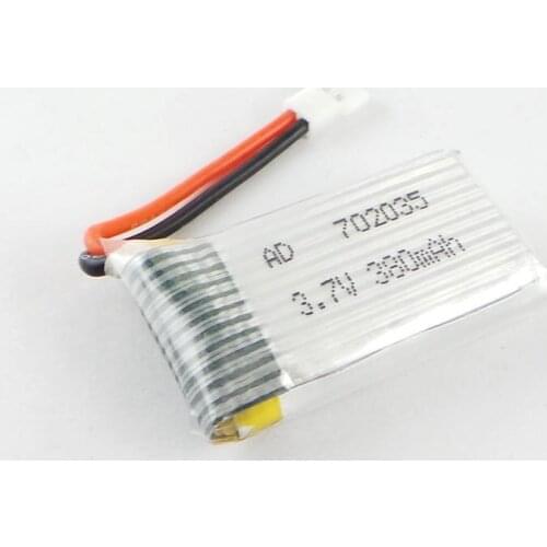 Brown aeromoing remote control aircraft four aircraft of 702035 3.7V 380mAh 25C lithium battery Rechargeable Li-ion Cell