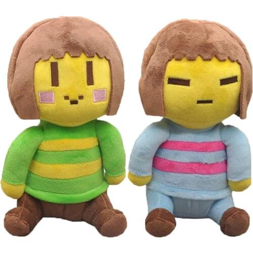 2Pcs/lot 20CM Game Undertale Plush Toys Chara Frisk Soft Sans Stuffed Plush Toys Dolls For Children Kids Birthday Gifts