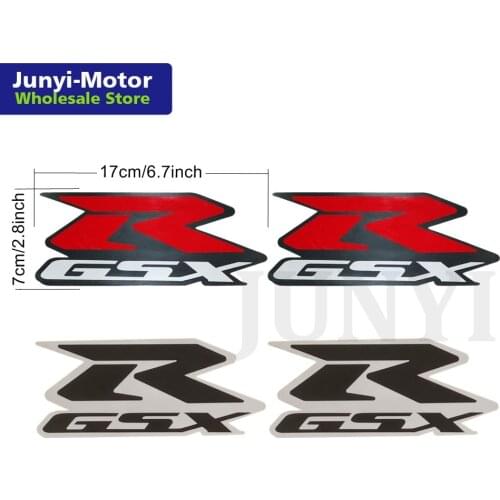 For Suzuki GSXR GSX-R 600 750 1000 1100 K4 K5 K6 K7 K8 Sticker Motorcycle Fairing Tank Body Side Racing Decal Emblem Bike Logo