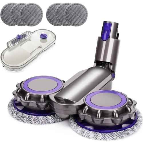 Electric Floor Head for Dyson V7 V8 V10 V11 Vacuum Cleaner Parts Wet Dry Mopping Head with Water Tank Mop Head Mop Pads