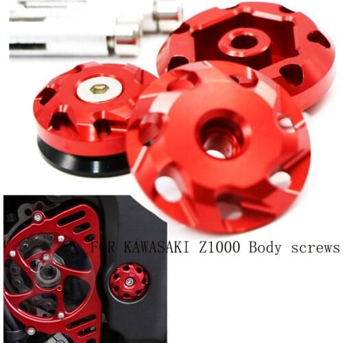 Motorcycle Frame Fairing Bolt Hole Cover Cap Plug For Kawasaki Z1000 Ninja 1000 Z1000SX 2011-2017 Fairing Body screws Protector