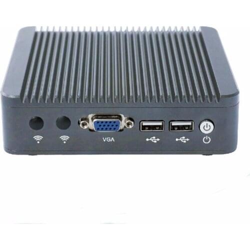 Office computer Fanless Intel Celeron J1800 up to 2.58GHz 2/4G RAM Mini PC Win7 OS with VAG ,2*USB2.0,Lan tiny desktop ,N80