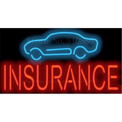 Inspection Businese Car Auto Glass Tube neon sign Pub Handcrafted Automotive signs Shop Store Business Signboard signage 17"x14"