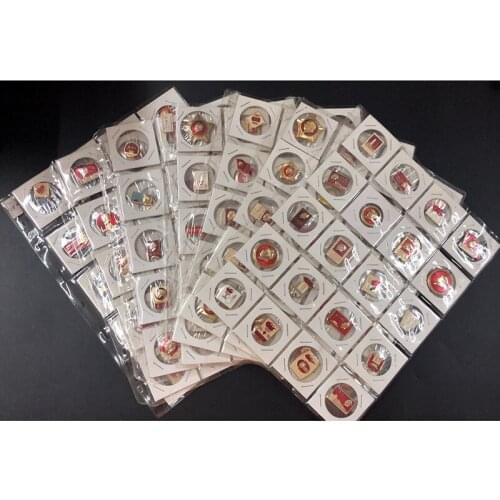 Commemorative badge . 20 pieces with non-repetitive patterns. Shipped randomly