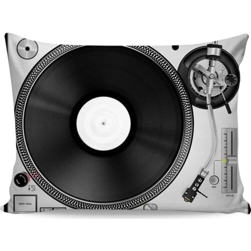 TURNTABLE 3d printed Pillow Case Polyester Decorative Pillowcases Throw Pillow Cover