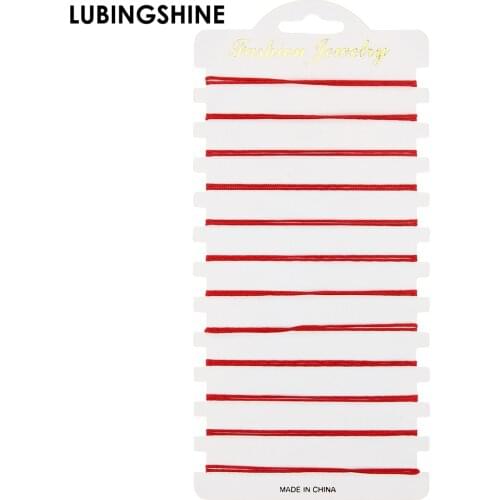 Handmade Double-layer Lucky Red Rope Braided Bracelet Simple Prayer Good luck Adjustable Bracelets For Women Men Jewelry Gift