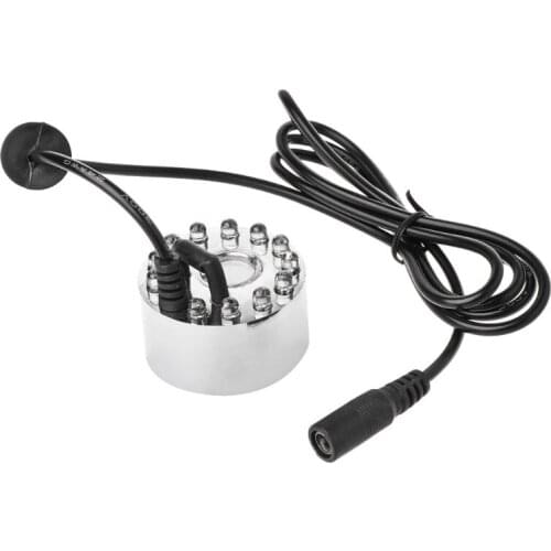 Alloy Ultrasonic Air Humidifier Atomizer Accessories Atomizing Head 16mm 12LED Whosale&Dropship