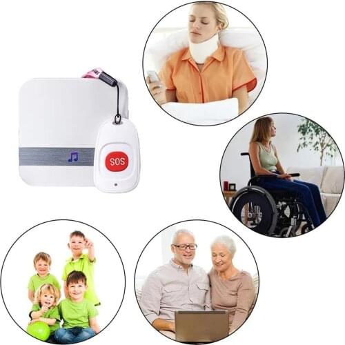 Smart Doorbell Home Security Welcome Wireless Doorbell 52 Chime 80m Remote Control Wireless Button DoorBell, EU Plug