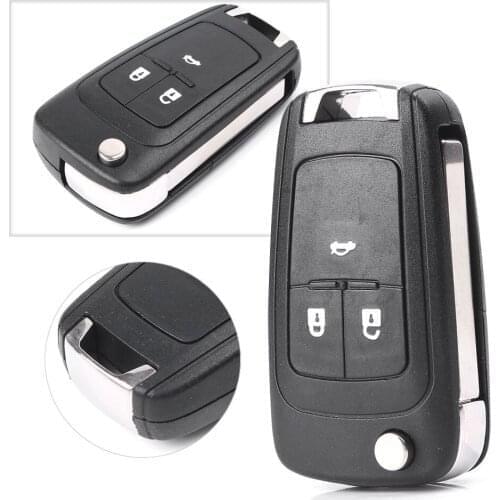 Replacement Car Key Shell Case for Vauxhall Astra Insignia Zafira Holden