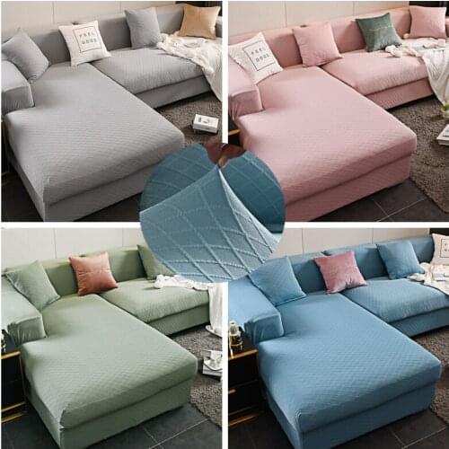 Jacquard Solid Color Sofa Cover All-Inclusive Universal Four Seasons High-End Simple Sofa Cushion Cover Full Cover