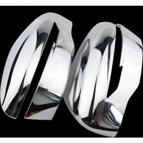 Foal BuringCar ABS Chrome Rearview Mirror Cover Rear View Mirror Sticker For Nissan Qashqai J11 X-trail T32 For Murano 2015 2016