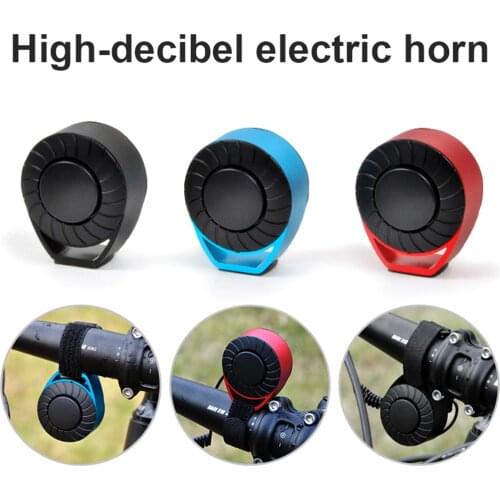 Bicycle Bell Alloy Mountain Road Bicycle Ring Bell Horn USB Charging Cycling Bells Horn For MTB Road Bikes Call Accessories