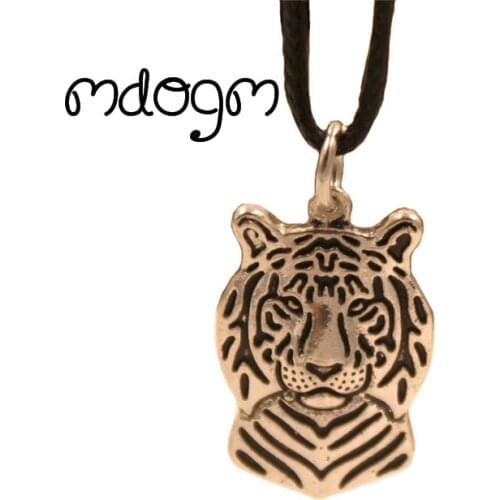 2021 Cool Tiger Animal Pendant Necklace Antique Retro Gold Silver Plated Jewelry For Women Male Female Girls Ladies Kids Boys