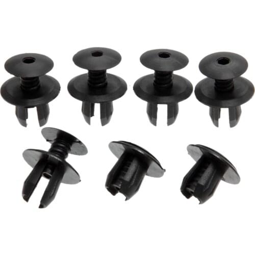 50Pcs Auto Fastener Trim Panel Lining Clips Fit 9mm Hole For V W Volkswagen T4 T5 Transporter Eurovan Plastic Rivets Automobile