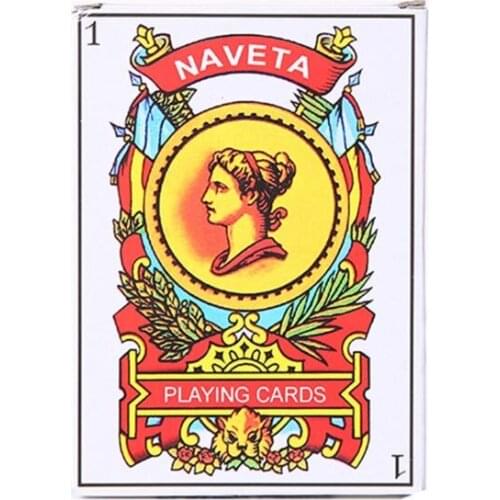 50pcs/set Spanish Playing Cards Magic Props Family Party Board Games Poker Card E56D