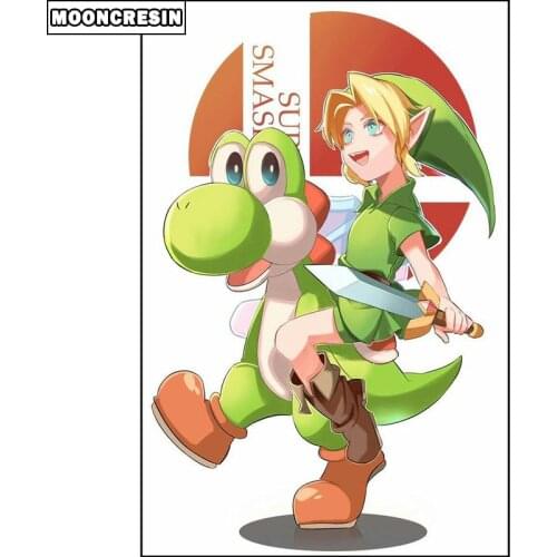 5D Diamond Mosaic Diy Diamond Embroidery Zelda Super Smash Bros Full Square Drill Cross Stitch Diamond Painting Kit Home Decor