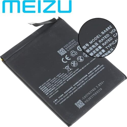 Meizu 100% Original BA882 Battery For Meizu 16 16TM 16TH Phone 3010mAh High Quality Battery+Tracking Number