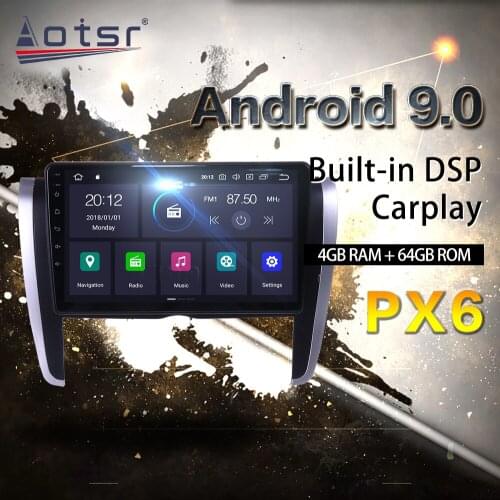 For Toyota Allion 2007-2015 Car Multimedia Radio Player Stereo Android 9 DSP 9 inch IPS Screen Audio build in DSP Navi head unit