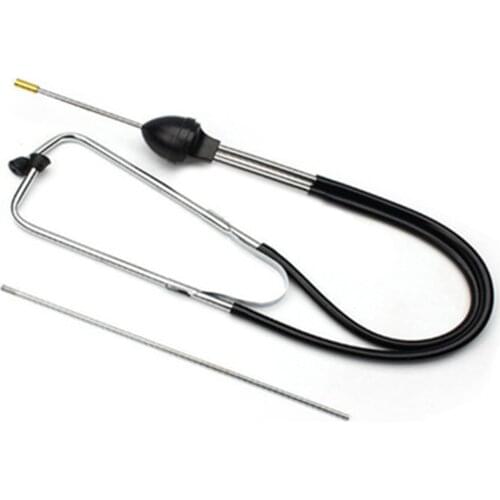 Automobile Stainless Steel Cylinder Noise Stethoscope Durable And Practical Automobile Detector Tool